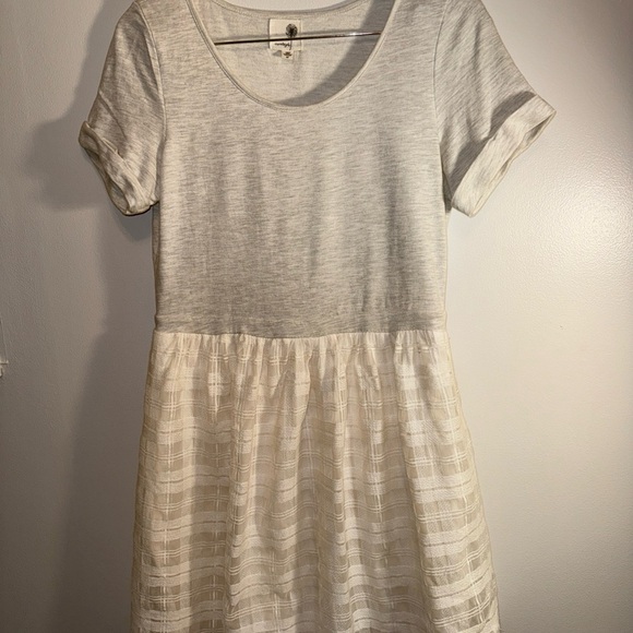 Anthropologie Everleigh Veris dress in ivory - Picture 1 of 8